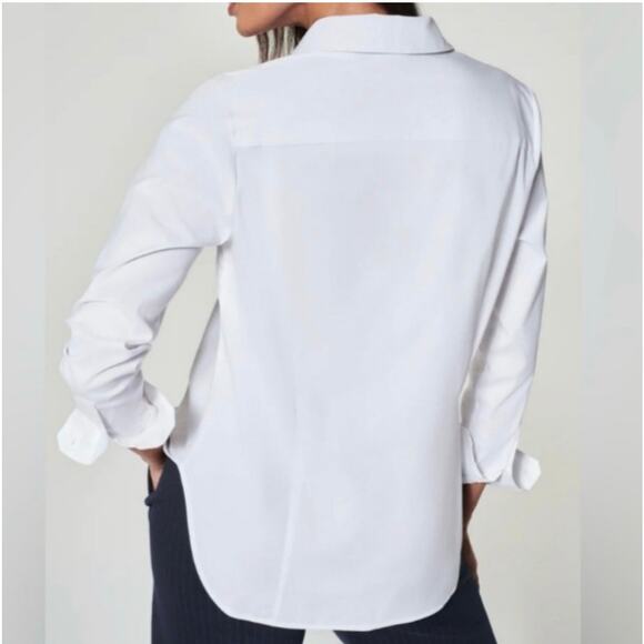 Spanx The Best Button Down White Shirt Size 1X - Picture 9 of 9